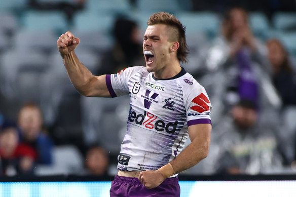 Taste for success: Melbourne Storm's Ryan Papenhuyzen wants to put another premiership ring on his desk this year. 