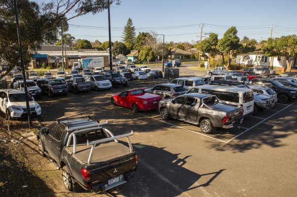Ringwood railway station car park, in suburban Melbourne, was at the centre of the car park program examined by the joint parliamentary committee.