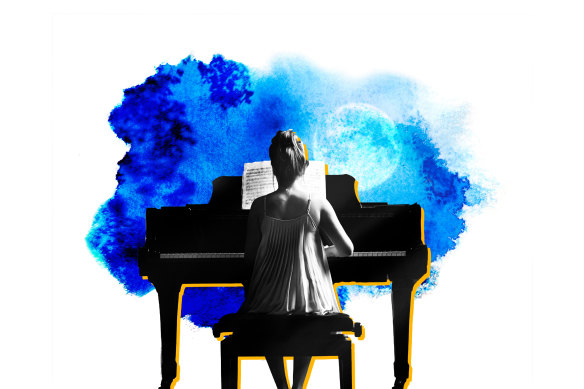 Pianists, for whom playing piano is second nature, might do it while sleepwalking too.