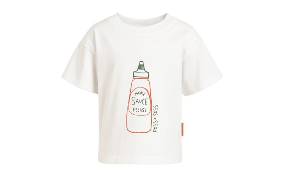 “More sauce please” oversized tee.