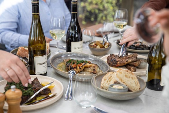 The Wood Restaurant at Brokenwood Wines, Pokolbin - SMH Good Food Guide ...