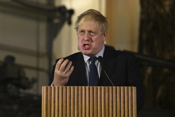 Britain’s Prime Minister Boris Johnson.