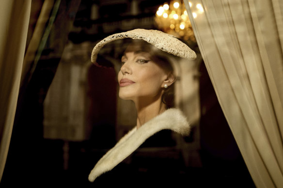Angelina Jolie plays doomed opera singer Maria Callas in Maria. 