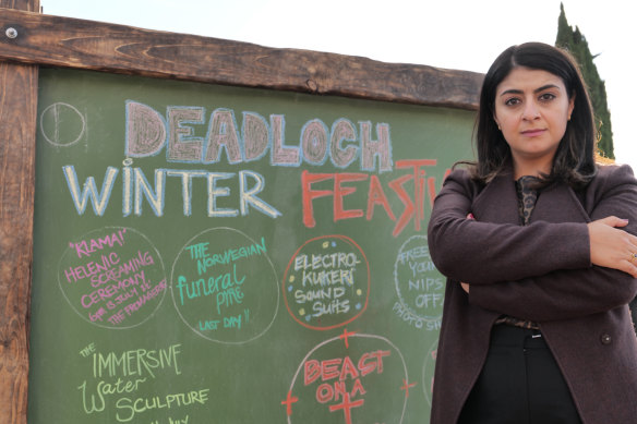 Susie Youssef as Deadloch’s mayor, Aleyna.