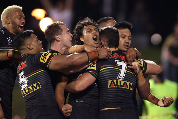 The long-standing combination of Jarome Luai and Cleary was a highlight for Penrith.