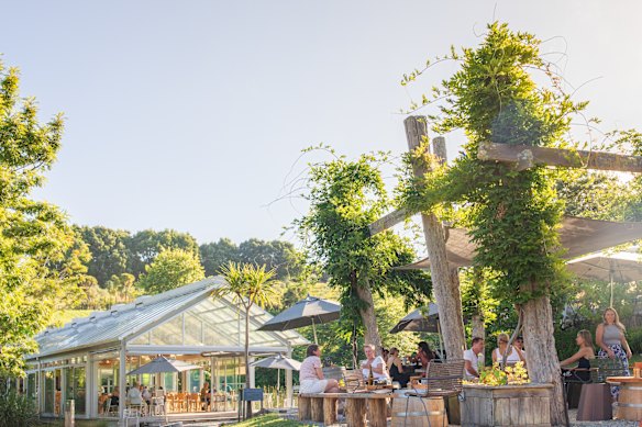 Cozinha da casa de vidro, Brick Bay.