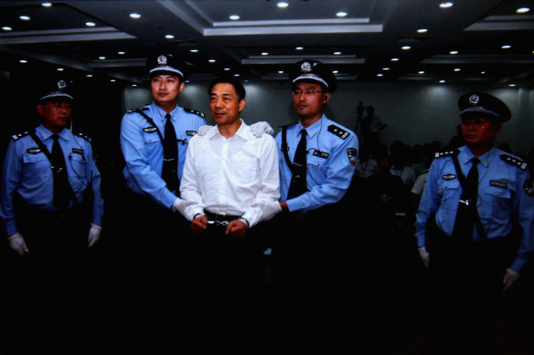 Xi’s political rival, Bo Xilai, was sentenced to life imprisonment in 2013.
