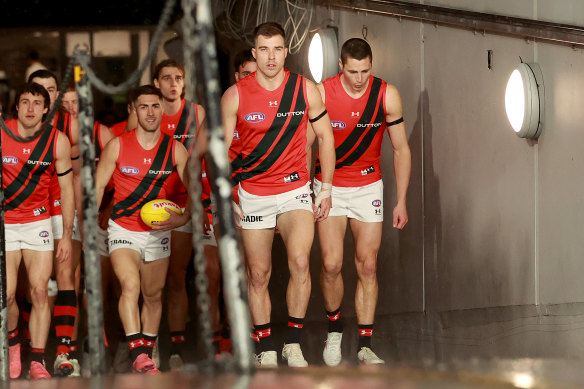 Zach Merrett said he never contemplated leaving Essendon. 