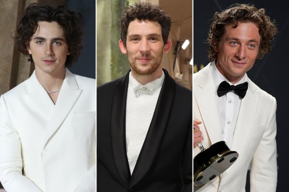 The Rat Pack 2.0: Timothée Chalamet, Josh O’Connor and Jeremy Allen White.