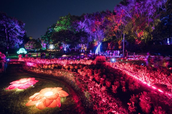 The Enchanted Garden at Roma Street Parkland.