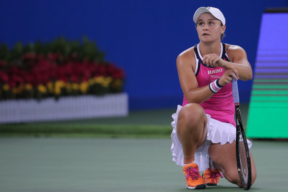 Ashleigh Barty's quest to end the week at world No.1 is still alive.