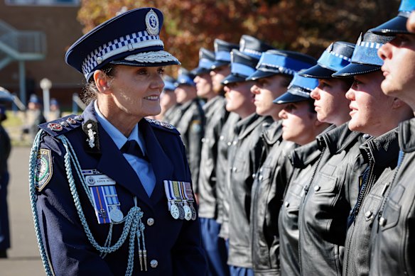Webb at the attestation ceremony in Goulburn last week.