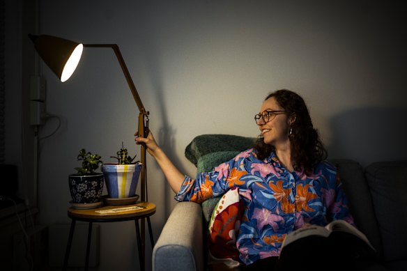 Sophie Beard from Brunswick said she still needed to use most of her electricity at night.
