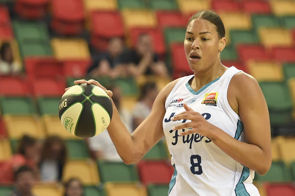 Liz Cambage's Southside Flyers couldn't match the Melbourne Boomers. 