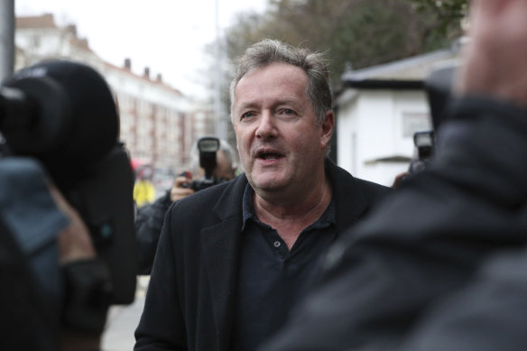 Broadcaster Piers Morgan, former editor of the Daily Mirror.