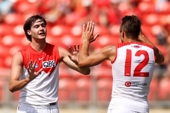 Swans draftee Logan McDonald may not have to wait long for his first taste of AFL footy.