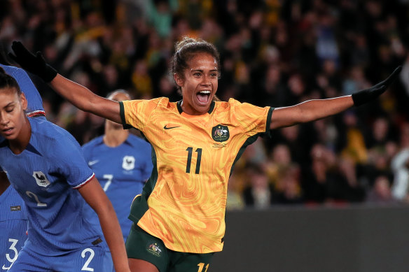 Mary Fowler will be even more important to the Matildas in Sam Kerr’s absence.