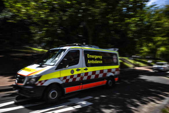 NSW Ambulance went to the scene.