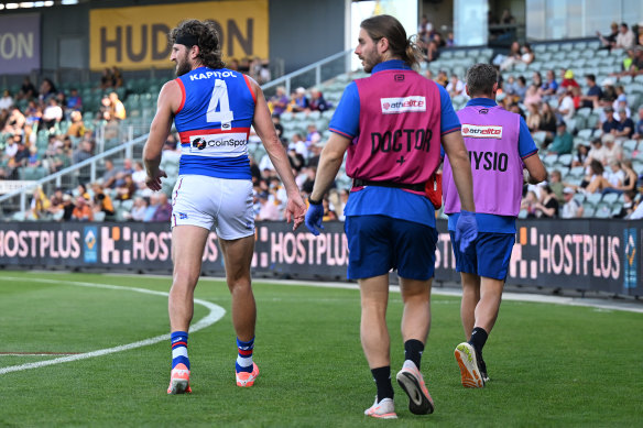 Marcus Bontempelli’s “complex” calf injury has left a huge hole in the team but the coach is optimistic they can perform well. 