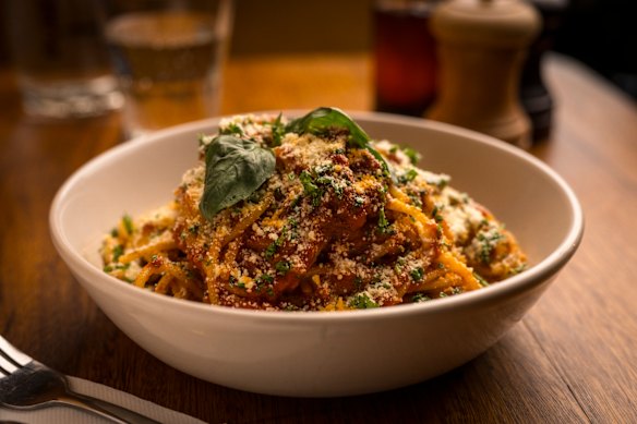 Times New Roman’s napolitana pasta.