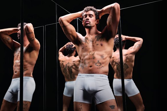 Bad Bunny for Calvin Klein.