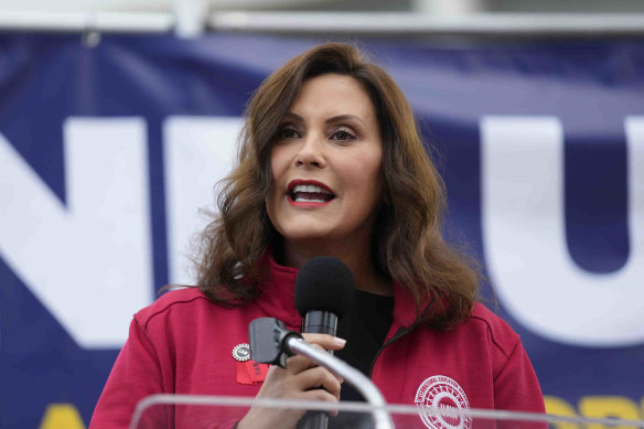 Gretchen Whitmer says she intends to remain as Michigan governor until at least 2026.
