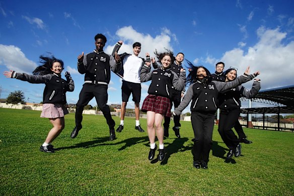 St Albans Secondary College students.
