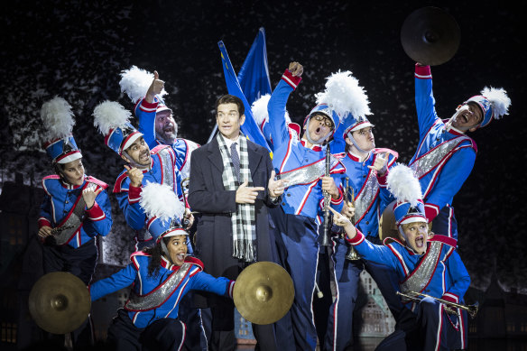 Andy Karl stars as weatherman Phil Connors in Tim Minchin’s musical adaptation of the cult 1993 film <i>Groundhog Day</i>.