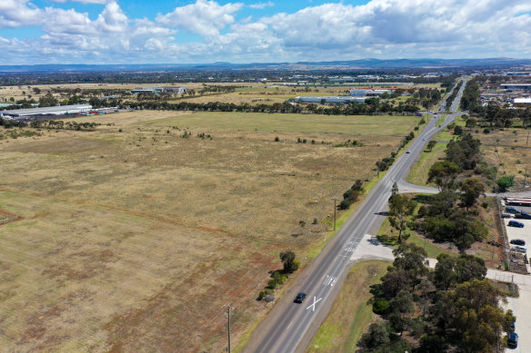 The land on Ferris Road in Cobblebank is now the subject of court action.