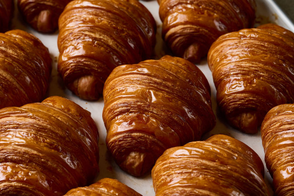 The kitchen at the Sydney flagship is designed to bake more than 38,000 pastries a week.