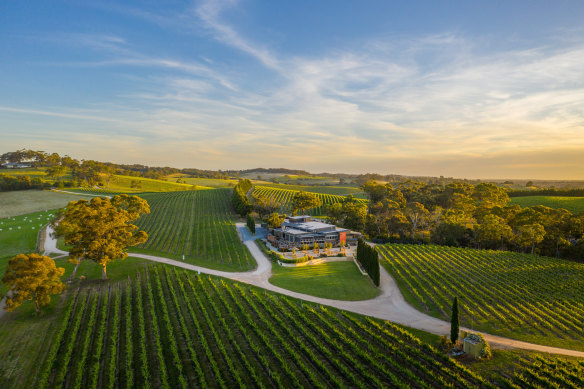 The Lane Vineyard in the Adelaide Hills, SA.