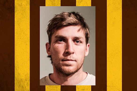 Hawthorn footballer Dylan Moore was arrested in the US in November.