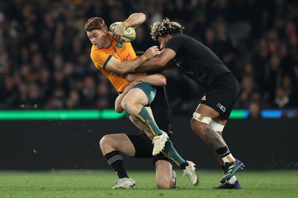 The Wallabies and All Blacks play in Melbourne and Dunedin this year.