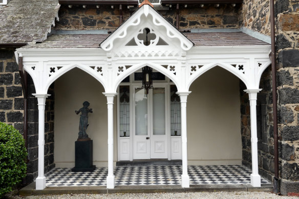 The gothic home predates the separation of Victoria from NSW.