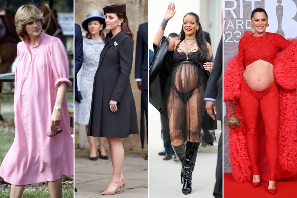 From left: Princess Diana, Catherine, Princess of Wales, Rihanna and Jessie J.