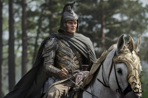 Robert Aramayo as Elrond.