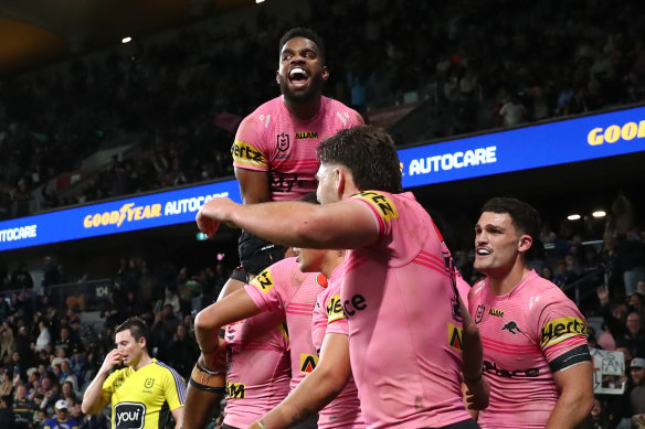 Panthers looking pretty in pink