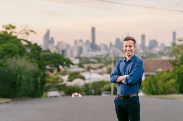 Greens candidate for Griffith Max Chandler-Mather.