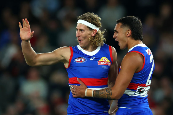 Aaron Naughton has kicked six goals five this season, and 44 goals 33 in 2023.