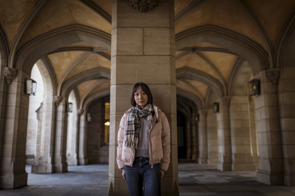 University of Melbourne international student Manjun Jiang is studying at Melbourne because of its high rankings.
