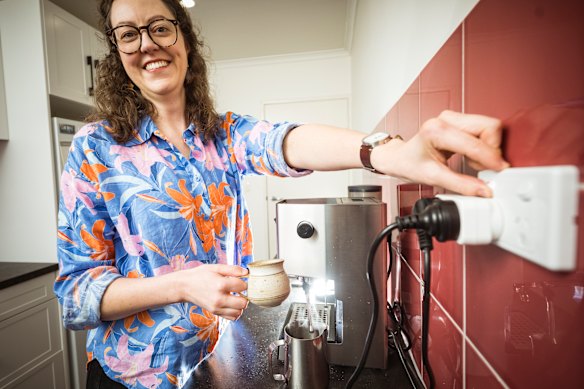Sophie Beard vive en un apartamento en Melbourne y no tiene energía solar.