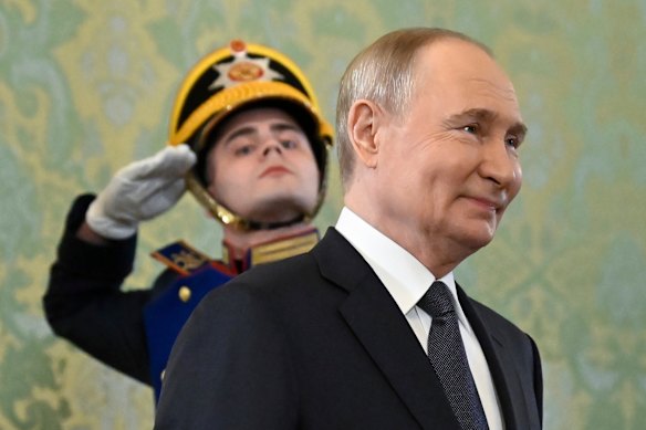 Russian President Vladimir Putin at the Kremlin in Moscow last week.