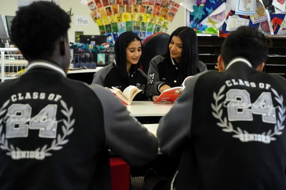 The Class of 2024: students at St Albans Secondary College.