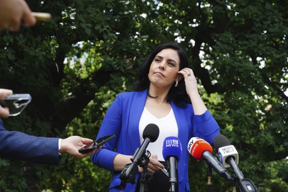 Moira Deeming after being returned to the parliamentary Liberal Party in December.