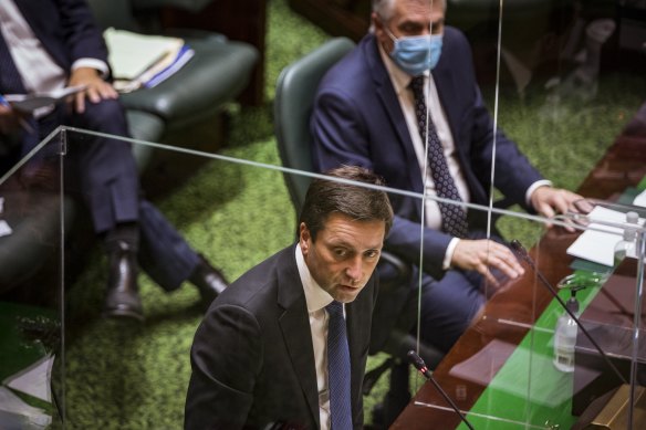 Opposition leader Matthew Guy has backed calls to give the Health Minister the power to make public health orders to manage the pandemic. 