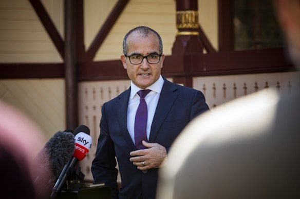 Victorian Deputy Premier James Merlino on Tuesday.