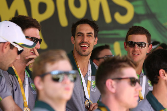 Former Australian paceman Mitchell Johnson.