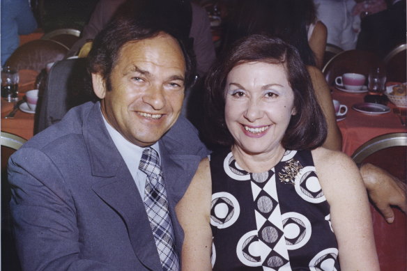 Abe Saffron and his wife Doreen.