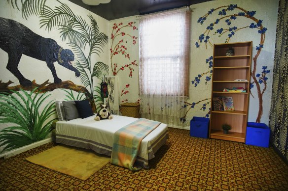 The previous owner of 18 Alfred Street, Prahran painted the walls herself.
