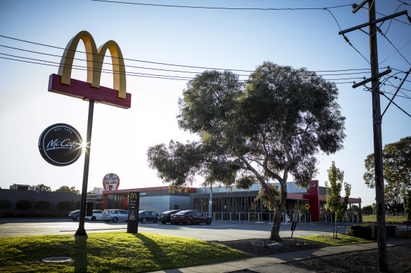 The Craigieburn McDonald's is being deep cleaned.